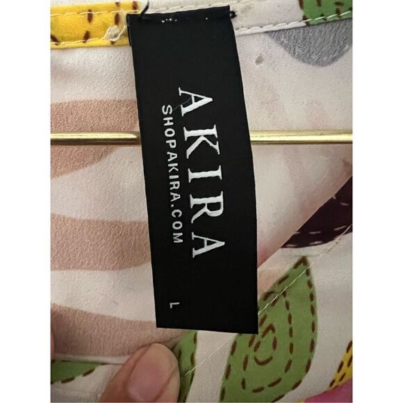 Akira floral trapeze dress sz L - Picture 5 of 5